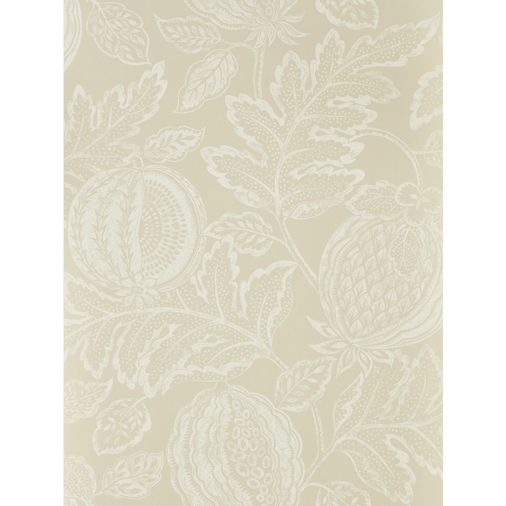 Cantaloupe Wallpaper 216760 by Sanderson in Stone Grey